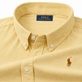 Yellow Oxford Shirt (Navy Logo)