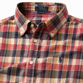 RL Madras cotton Cream Blue checks (super soft)