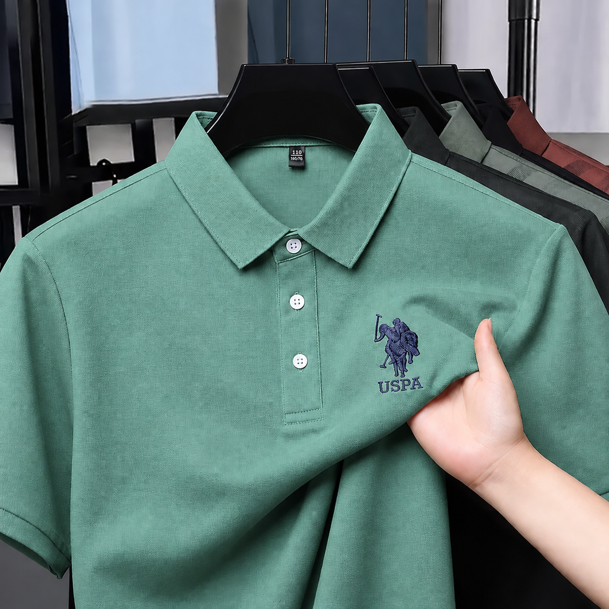 Pista Green Polo T-Shirt (U)