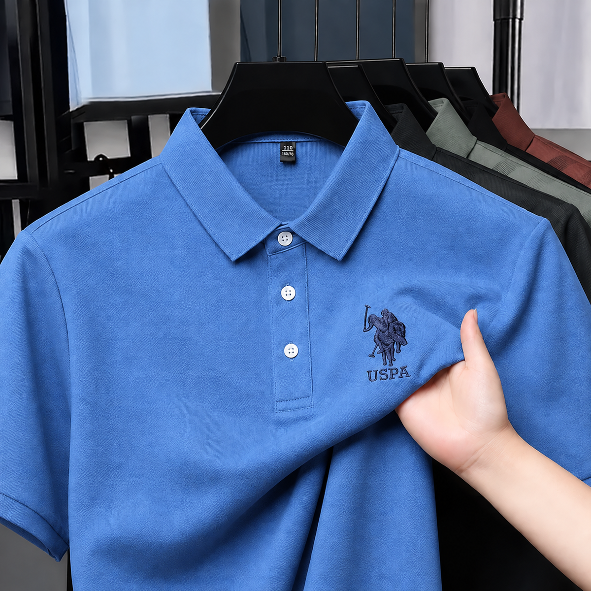 Petrol Blue Polo T-Shirt (U)