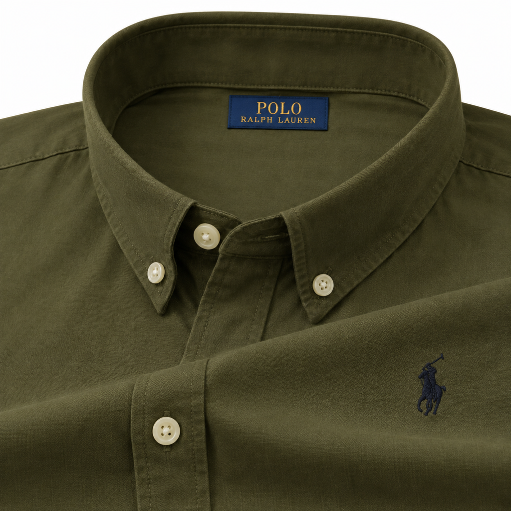 ABD Olive Green Oxford Shirt