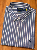 RL Shirt with pocket (Grey Stripes)