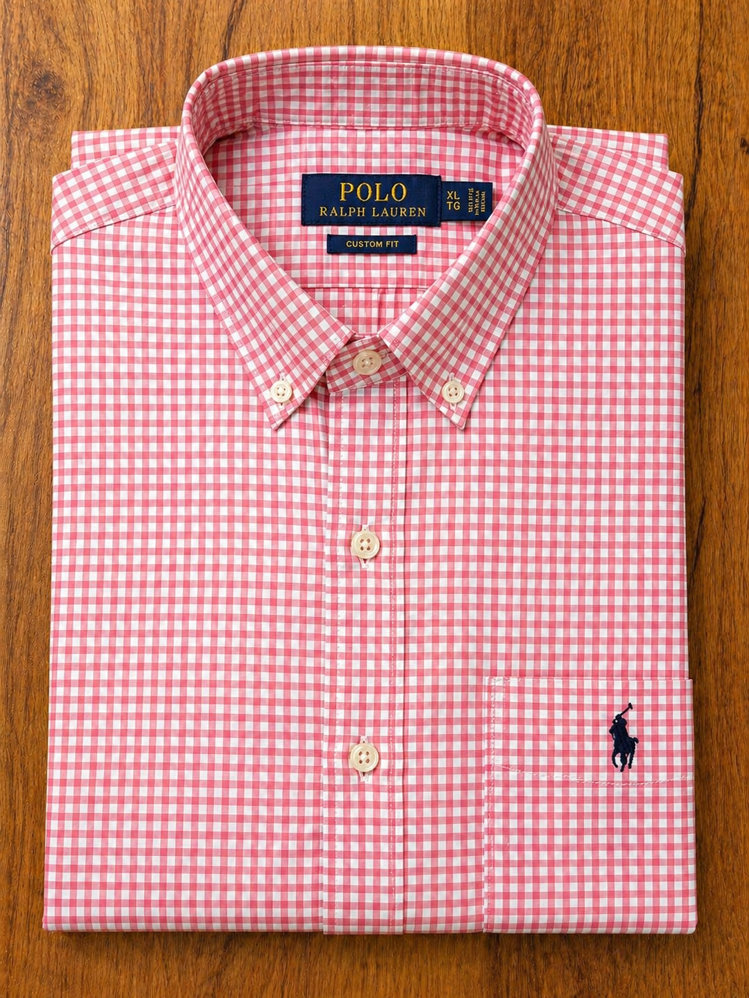RL Shirt Pink Checks