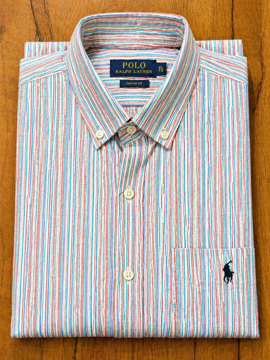 RL Shirt Multi stripes pocket
